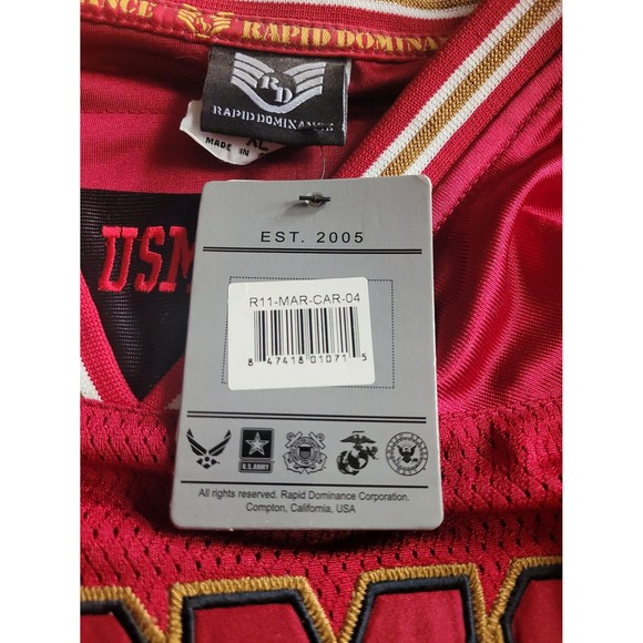 Rapid Dominance R11-MAR-CAR-04 Football Jerseys, USMC, Cardinal, Extra Large - Picture 2 of 8